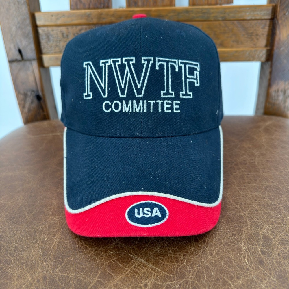 NWTF Committee Hat Unisex OSFM Navy Blue Good USA Conservation‎ Baseball Cap